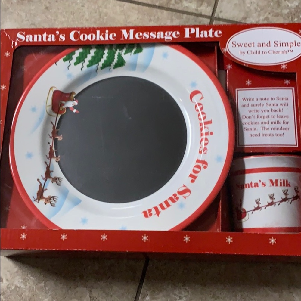 Santa’s Cookie Plate Set